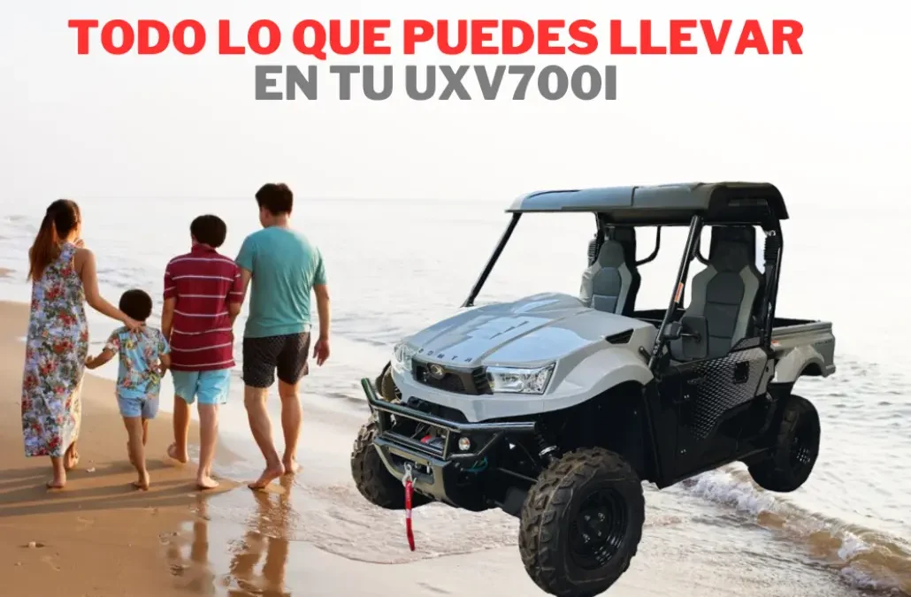 Todo lo que Puedes Llevar este Verano en tu UXV700i